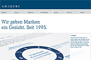 Referenz Website Adjouri Brand Consultants, Berlin - Internet-Service Berlin - Webdesign, Homepage-Erstellung, Online-Shop-Erstellung