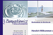 Referenz Benyskiewicz Installateurmeister, Berlin - Referenzen Internet-Service Berlin - Webdesign, Homepage-Erstellung, Online-Shop-Erstellung