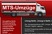 Referenz Website MTS-Umzüge, Berlin - Internet-Service Berlin - Webdesign, Homepage-Erstellung, Online-Shop-Erstellung