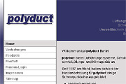 Referenz Polyduct Lüftungstechnik, Berlin - Referenzen Internet-Service Berlin - Webdesign, Homepage-Erstellung, Online-Shop-Erstellung