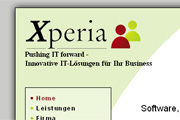 Referenz Xperia Berlin - Referenzen Internet-Service Berlin - Webdesign, Homepage-Erstellung, Online-Shop-Erstellung